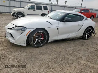 2020 Toyota Supra 3.0 with VIN WZ1DB4C04LW032225, listed as a Copart auction lot 57639875 with Not provided miles and Salvage title. Bid and sale history available at DreamBid. Image 1.