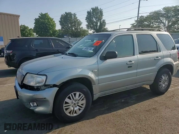 2005 Mercury Mariner Luxury z VIN 4M2CU57125DJ16694, wystawiony jako Copart lot #69063704 z przebiegiem 222 793 mil mil oraz Szkoda całkowita • Salvage title. Historia ofert i sprzedaży dostępna na DreamBid. Obrazek 12.