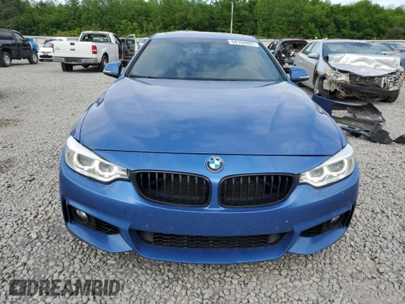 2017 BMW 4 Series 430i with VIN WBA4F7C37HG788984, listed as a Copart auction lot 54154405 with 92,596 mi miles and Salvage title. Bid and sale history available at DreamBid. Image 5.