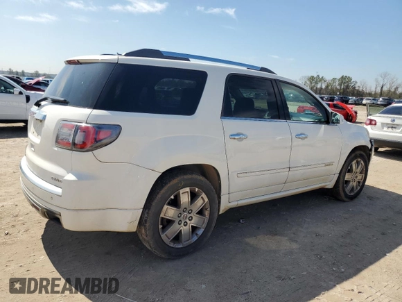 2013 GMC Acadia Denali with VIN 1GKKVTKD4DJ235985, listed as a Copart auction lot 46792055 with 187,364 mi miles and Salvage Title. Bid and sale history available at carsss.com. Image 3.