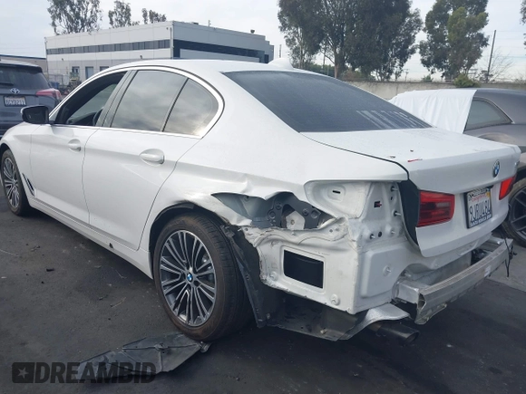 2020 BMW 5 Series 530i with VIN WBAJR3C05LCE47952, listed as a IAAI auction lot 41197056 with 48,315 mi miles and . Bid and sale history available at DreamBid. Image 3.