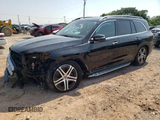 2021 Mercedes-Benz GLS 450 with VIN 4JGFF5KE9MA428692, listed as a Copart auction lot 54798934 with 60,466 mi miles and Salvage Title. Bid and sale history available at DreamBid. Image 1.