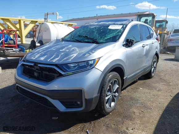 2022 Honda CR-V EX-L with VIN 7FARW2H86NE002084, listed as a IAAI auction lot 41863202 with 42,241 mi miles. Bid and sale history available at carsss.com. Image 2.