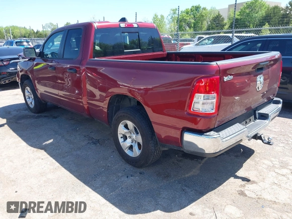 2024 Ram 1500 Tradesman with VIN 1C6SRECG5RN205714, listed as a IAAI auction lot 42085708 with 11,412 mi miles and . Bid and sale history available at DreamBid. Image 3.