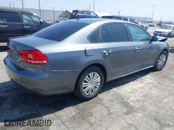 2014 Volkswagen Passat S with VIN 1VWAP7A3XEC003928, listed as a IAAI auction lot 42483100 with 132,117 mi miles and . Bid and sale history available at DreamBid. Image 4.