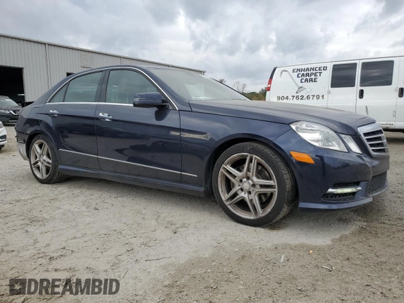 2013 Mercedes-Benz E 350 Luxury with VIN WDDHF8JB3DA696472, listed as a Copart auction lot 46779435 with 118,431 mi miles and Salvage Title. Bid and sale history available at DreamBid. Image 4.