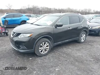 2014 Nissan Rogue SV with VIN 5N1AT2MV7EC863411, listed as a IAAI auction lot 41099324 with 163,763 mi miles. Bid and sale history available at carsss.com. Image 17.