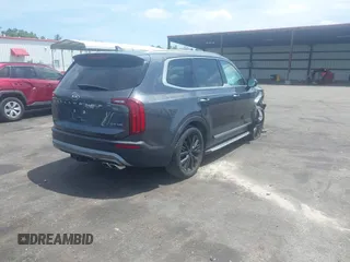 2021 Kia Telluride SX with VIN 5XYP54HC7MG130377, listed as a IAAI auction lot 42172684 with 32,186 mi miles and . Bid and sale history available at DreamBid. Image 4.