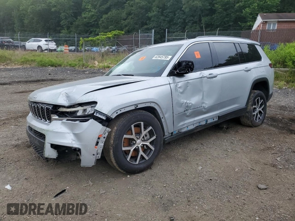 2024 Jeep Grand Cherokee Limited with VIN 1C4RJKBG7R8536310, listed as a Copart auction lot 62845795 with 45,474 mi miles and Salvage title. Bid and sale history available at DreamBid. Image 1.