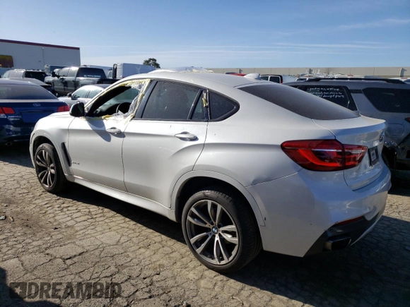 2016 BMW X6 sDrive35i with VIN 5UXKU0C52G0F92193, listed as a Copart auction lot 41029243 with 225,982 mi miles. Bid and sale history available at carsss.com. Image 2.