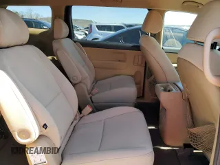 2015 Kia Sedona LX with VIN KNDMB5C15F6020392, listed as a Copart auction lot 49422195 with 176,461 mi miles and Salvage Title. Bid and sale history available at carsss.com. Image 11.