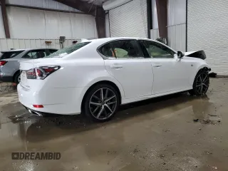2017 Lexus GS with VIN JTHCZ1BL7HA005653, listed as a Copart auction lot 87304874 with 55,244 mi miles and Salvage Title. Bid and sale history available at carsss.com. Image 3.