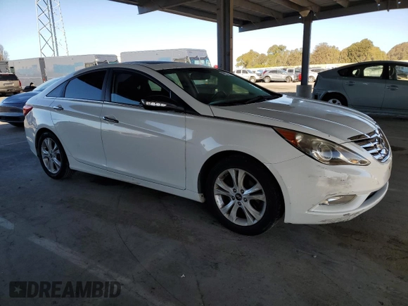 2011 Hyundai Sonata Limited with VIN 5NPEC4AC9BH222118, listed as a Copart auction lot 46674055 with 167,221 mi miles and Salvage Title. Bid and sale history available at carsss.com. Image 4.