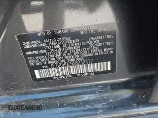 2025 Subaru Crosstrek Premium с VIN JF2GUHDC9S8232317, выставлен на аукционе IAAI как лот 42170113 с пробегом 1 242 миль миль и . История ставок и продаж доступна на DreamBid. Изображение 9.