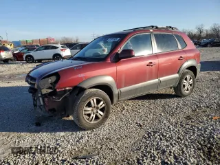 2008 Hyundai Tucson SE with VIN KM8JN12D68U820689, listed as a Copart auction lot 42681885 with 87,457 mi miles and Salvage Title. Bid and sale history available at carsss.com. Image 1.