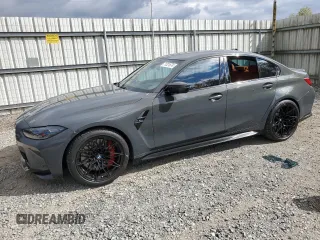 2022 BMW M3 Competition z VIN WBS33AY07NFL70096, wystawiony jako Copart lot #71321674 z przebiegiem 48 873 mil mil oraz Szkoda całkowita • Salvage title. Historia ofert i sprzedaży dostępna na DreamBid. Obrazek 1.