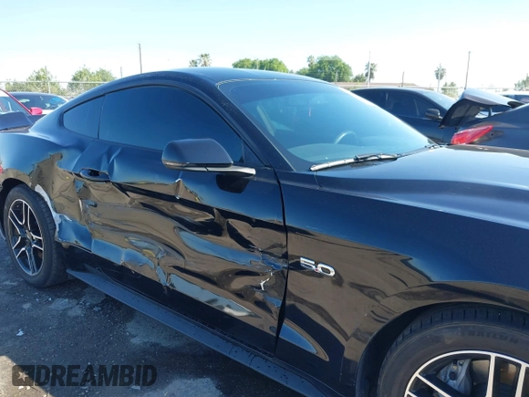 2019 Ford Mustang GT with VIN 1FA6P8CF5K5181483, listed as a IAAI auction lot 42012641 with 23,317 mi miles. Bid and sale history available at carsss.com. Image 6.