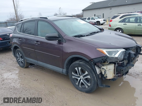 2016 Toyota RAV4 LE with VIN 2T3ZFREV0GW312324, listed as a IAAI auction lot 41470584 with 103,371 mi miles. Bid and sale history available at carsss.com. Image 1.