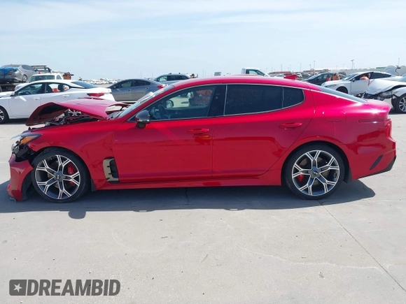 2020 Kia Stinger GT with VIN KNAE35LC4L6085147, listed as a IAAI auction lot 41820512 with 37,033 mi miles and . Bid and sale history available at DreamBid. Image 14.