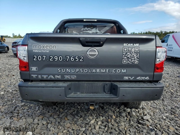 2024 Nissan Titan XD PRO-4X with VIN 1N6AA1FB9RN103589, listed as a Copart auction lot 74289014 with NaN miles and Salvage Title. Bid and sale history available at carsss.com. Image 6.