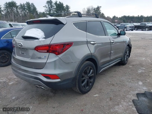 2017 Hyundai Santa Fe Sport 2.0T Ultimate with VIN 5XYZWDLA9HG385419, listed as a IAAI auction lot 41344928 with 88,346 mi miles. Bid and sale history available at carsss.com. Image 4.