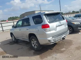 2011 Toyota 4Runner SR5 with VIN JTEZU5JR8B5016793, listed as a IAAI auction lot 41749448 with 163,514 mi miles. Bid and sale history available at carsss.com. Image 3.