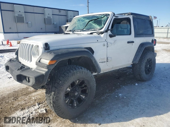 2020 Jeep Wrangler Sport S with VIN 1C4GJXAN7LW155533, listed as a Copart auction lot 44885625 with 40,045 mi miles and Salvage title. Bid and sale history available at DreamBid. Image 1.