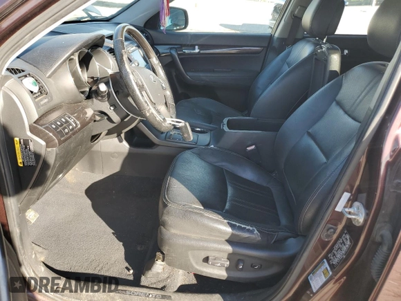 2012 Kia Sorento SX with VIN 5XYKW4A26CG229179, listed as a Copart auction lot 46471675 with 191,901 mi miles and Salvage Title. Bid and sale history available at carsss.com. Image 7.