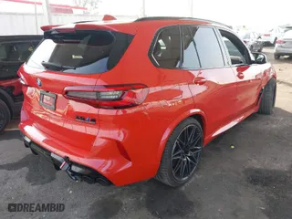2020 BMW X5 M Competition with VIN 5YMJU0C00L9B05717, listed as a IAAI auction lot 41471951 with 34,112 mi miles. Bid and sale history available at carsss.com. Image 4.