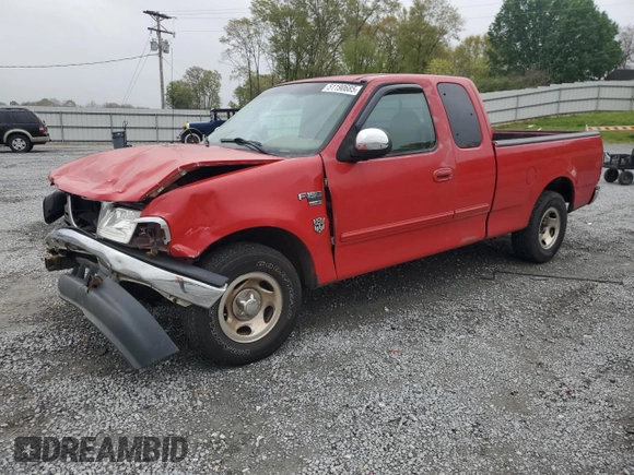 2000 Ford F-150 XL with VIN 1FTRX17W7YNA34762, listed as a Copart auction lot 51190685 with 0 mi miles and Salvage Title. Bid and sale history available at carsss.com. Image 1.