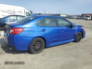 2018 Subaru WRX with VIN JF1VA1A60J9828886, listed as a Copart auction lot 48217325 with 44,364 mi miles and Salvage Title. Bid and sale history available at carsss.com. Image 3.