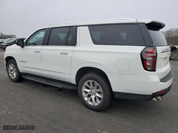 2023 Chevrolet Suburban Premier with VIN 1GNSKFKD8PR476273, listed as a Copart auction lot 51153225 with 38,895 mi miles and Clean Title. Bid and sale history available at carsss.com. Image 2.