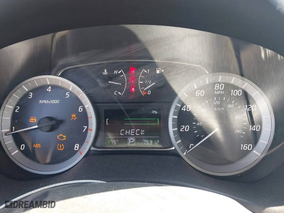 2015 Nissan Sentra S with VIN 3N1AB7AP1FY275638, listed as a IAAI auction lot 42013524 with 75,312 mi miles. Bid and sale history available at carsss.com. Image 7.