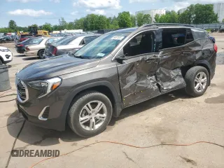 2019 GMC Terrain SLE with VIN 3GKALTEV0KL151061, listed as a Copart auction lot 59657955 with 70,786 mi miles and Salvage title. Bid and sale history available at DreamBid. Image 1.