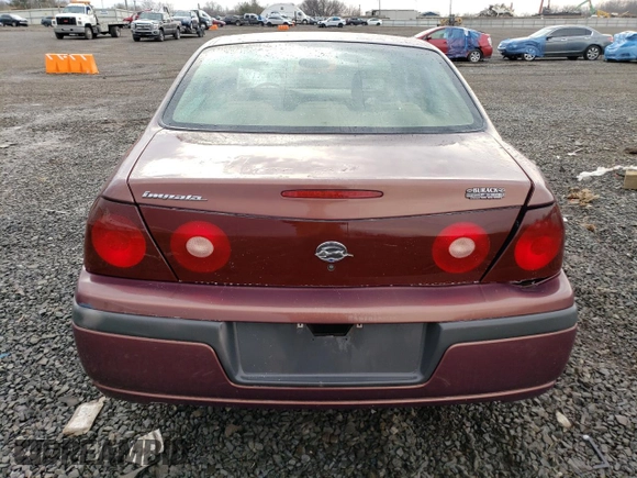 2000 Chevrolet Impala with VIN 2G1WF55K2Y9163971, listed as a Copart auction lot 47093875 with 65,951 mi miles and Salvage title. Bid and sale history available at DreamBid. Image 6.