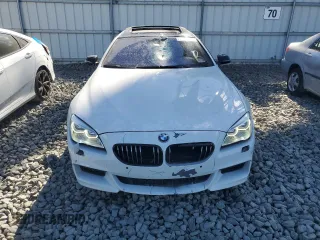 2017 BMW 6 Series 650i with VIN WBA6D4C55HD977701, listed as a Copart auction lot 75016784 with 109,245 mi miles and Salvage Title. Bid and sale history available at carsss.com. Image 5.