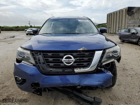 2020 Nissan Pathfinder SV with VIN 5N1DR2BN1LC605574, listed as a Copart auction lot 71438293 with 43928 miles and Salvage Title. Bid and sale history available at carsss.com. Image 5.