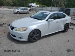 2009 Lexus IS 250 with VIN JTHBK262092092055, listed as a Copart auction lot 55389055 with 257,151 mi miles and Salvage title. Bid and sale history available at DreamBid. Image 1.