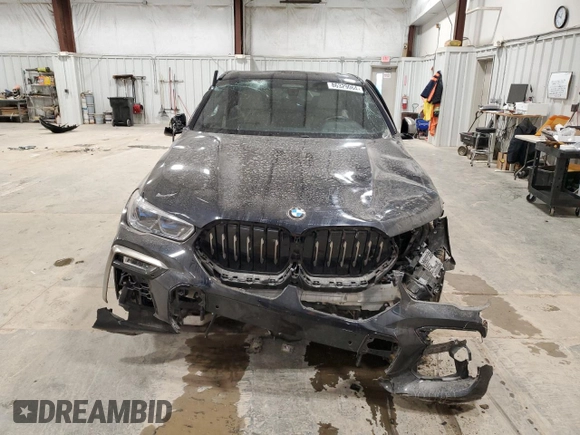 2021 BMW X6 M50i with VIN 5UXCY8C05M9E21862, listed as a Copart auction lot 86329064 with 0 mi miles and Salvage Title. Bid and sale history available at carsss.com. Image 5.