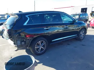 2020 Infiniti QX60 Luxe with VIN 5N1DL0MM5LC522210, listed as a IAAI auction lot 40913550 with 90,289 mi miles and . Bid and sale history available at DreamBid. Image 4.