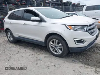 2015 Ford Edge SEL with VIN 2FMTK3J99FBC37403, listed as a IAAI auction lot 41970971 with 136,097 mi miles. Bid and sale history available at carsss.com. Image 1.