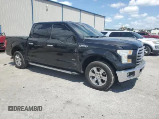 2015 Ford F-150 XL with VIN 1FTEW1CP0FFC58687, listed as a Copart auction lot 55101825 with 107,942 mi miles and Salvage Title. Bid and sale history available at DreamBid. Image 4.