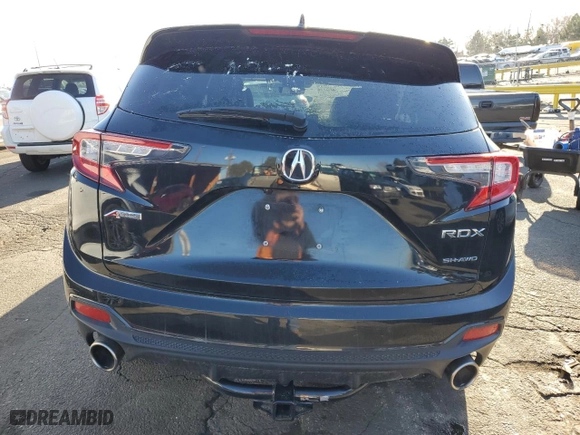 2019 Acura RDX w/A-Spec Pkg with VIN 5J8TC2H6XKL032756, listed as a Copart auction lot 48071615 with 68,700 mi miles and Salvage Title. Bid and sale history available at carsss.com. Image 6.