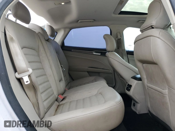 2017 Ford Fusion SE with VIN 3FA6P0H98HR175347, listed as a Copart auction lot 47828205 with 124,340 mi miles and Salvage Title. Bid and sale history available at DreamBid. Image 10.