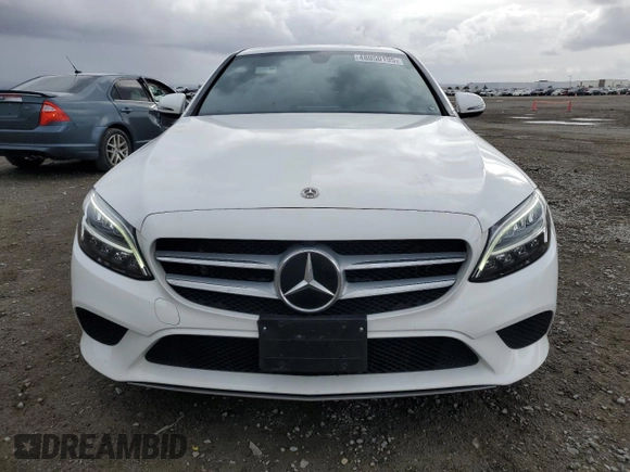 2021 Mercedes-Benz C 300 with VIN W1KWF8DB9MR650682, listed as a Copart auction lot 48050195 with 24,956 mi miles and Salvage title. Bid and sale history available at DreamBid. Image 5.