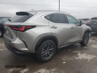 2025 Lexus NX with VIN 2T2GDCAZ0SC020464, listed as a Copart auction lot 85345254 with 8,260 mi miles and Salvage Title. Bid and sale history available at carsss.com. Image 3.