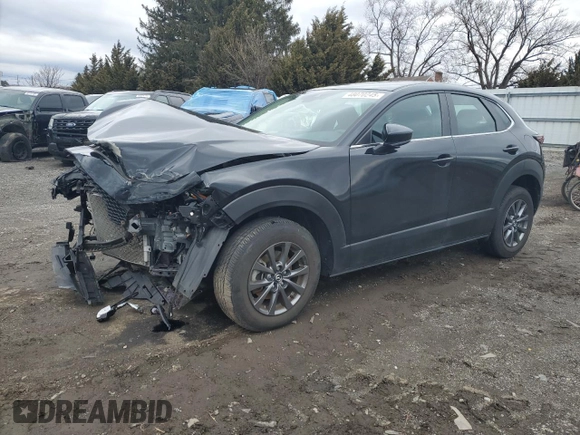 2021 Mazda CX-30 S with VIN 3MVDMBAL2MM222907, listed as a Copart auction lot 48070245 with Not Provided miles and Salvage Title. Bid and sale history available at carsss.com. Image 1.