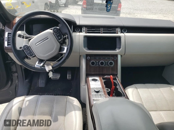 2017 Land Rover Range Rover z VIN SALGS5FE9HA356728, wystawiony jako Copart lot #58691065 z przebiegiem 122 893 mil mil oraz Czysty tytuł • Clean title. Historia ofert i sprzedaży dostępna na DreamBid. Obrazek 8.