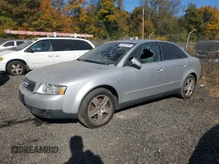 2002 Audi A4 3.0L with VIN WAULT68E22A111344, listed as a Copart auction lot 76716774 with 195,583 mi miles and Salvage Title. Bid and sale history available at carsss.com. Image 1.
