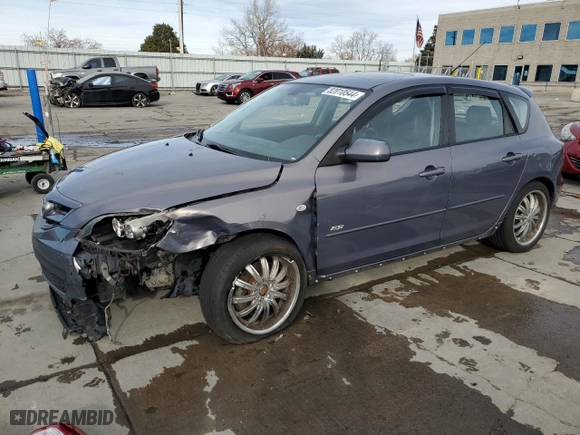 2008 Mazda Mazda3 s Sport with VIN JM1BK343281873120, listed as a Copart auction lot 82010544 with 169,489 mi miles and Salvage Title. Bid and sale history available at carsss.com. Image 1.